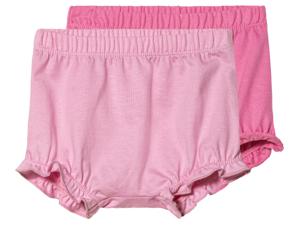 lupilu 2 baby shorts (50/56, Donkerroze/roze)