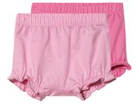 lupilu 2 baby shorts (50/56, Donkerroze/roze) - thumbnail