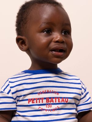 T-shirt met korte mouwen PETIT BATEAU blauw