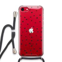 Kleine kattenkopjes: iPhone SE 2020 Transparant Hoesje met koord