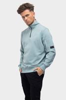 Malelions Pocket Quarter Zip Sweater Heren Lichtblauw - Maat XS - Kleur: Lichtblauw | Soccerfanshop - thumbnail