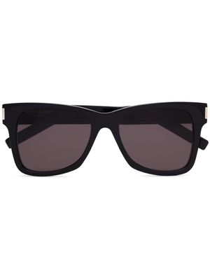 Saint Laurent Eyewear lunettes de soleil SL 556 à monture rectangulaire - Noir