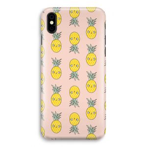 Ananas: iPhone X Volledig Geprint Hoesje