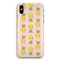 Ananas: iPhone X Volledig Geprint Hoesje