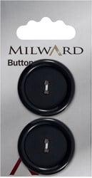 Milward Knoop Blauw/Zwart Opstaande Rand