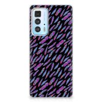 Motorola Edge 20 Pro TPU bumper Feathers Color - thumbnail