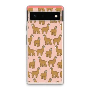 Alpacas: Google Pixel 6 Transparant Hoesje
