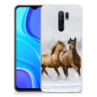 Xiaomi Redmi 9 | TPU Hoesje | Paarden