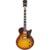 D&apos;Angelico Excel SS XT stopbar Iced Tea Burst semi-akoestische gitaar