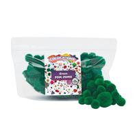 Colorations Pom Poms Groen, 100st. - thumbnail