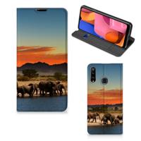 Samsung Galaxy A20s | Hoesje maken | Olifanten