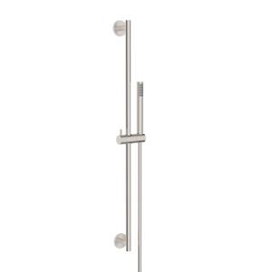 Glijstang set Wiesbaden UniMatch | 75 cm | Incl.Handdouche en Doucheslang | Messing | Rond | Geborsteld staal