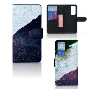 OPPO Find X3 Neo 5G Book Case Sea in Space
