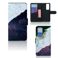 OPPO Find X3 Neo 5G Book Case Sea in Space - thumbnail