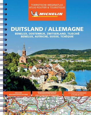 Wegenatlas Duitsland Benelux Zwitserland Oostenrijk Tsjechie | Michelin Wegenatlas Duitsland Benelux Zwitserland Oostenrijk Tsjechie | Michelin
