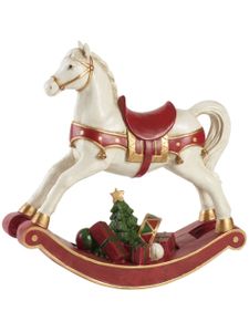 Villeroy & Boch XL Winter Collage Rocking Horse - Blanc