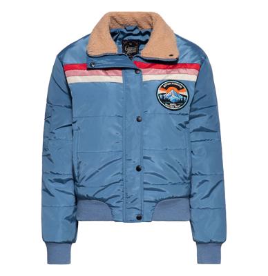 Queen Kerosin Aspen Colorado Puffer Jacket Dark Petrol-M