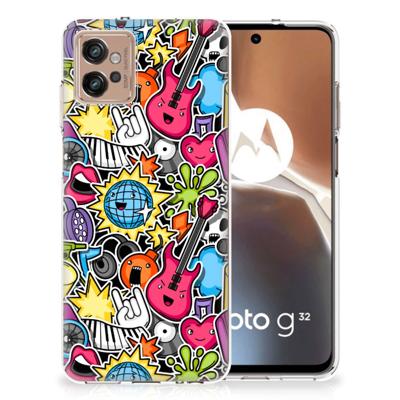 Motorola Moto G32 | Sillicone Back Cover | Punk Rock Motorola Moto G32 | Sillicone Back Cover | Punk Rock