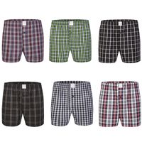 MG-1 MG-1 Wijde Boxershorts Heren Geruit 6-Pack D626 Multipack - thumbnail