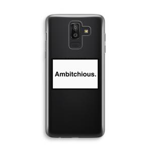 Ambitchious: Samsung Galaxy J8 (2018) Transparant Hoesje