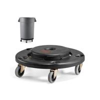 VEVOR Afvalcontainer Dolly voor 75,7/121/166,6/208 L Afvalcontainers 227kg
