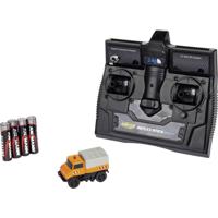 Carson Modellsport 500504125 MB Unimog U406 Kommunal 1:87 RC auto Elektro Truck Incl. accu, oplader en batterijen voor de zender Carson Modellsport 500504125 MB Unimog U406 Kommunal 1:87 RC auto Elektro Truck Incl. accu, oplader en batterijen voor de zender