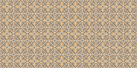Vinyl tapijt tegels goud en blauw barokpatroon