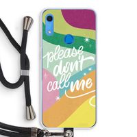 Don't call: Huawei Y6s Transparant Hoesje met koord