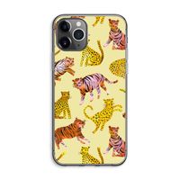 Cute Tigers and Leopards: iPhone 11 Pro Max Transparant Hoesje