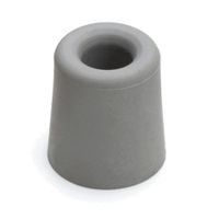 1x stuks deurstopper / deurbuffer rubber grijs 5,9 x 3,9 cm   -