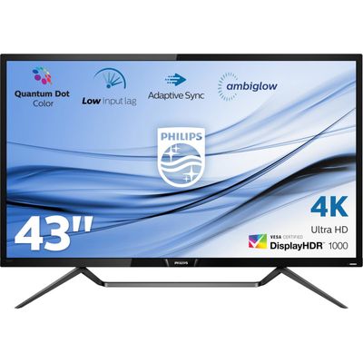 Momentum 4K HDR-scherm met Ambiglow 436M6VBPAB Public Display