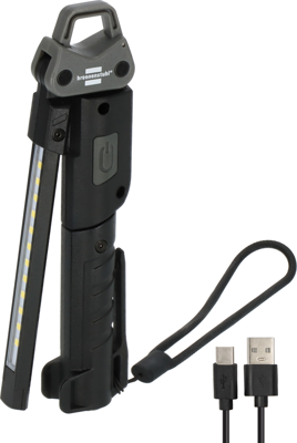 Brennenstuhl Oplaadbare LED zaklamp | HL 400 AC | 400lm + spot 120lm + lichtbron op de achterkant 200lm - 1173730002