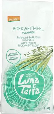 Luna E terra Boekweitmeel volkoren demeter bio (1 Kilogr)