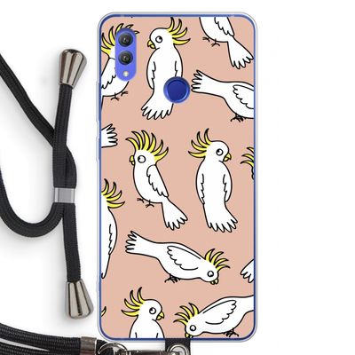 Papegaai: Honor Note 10 Transparant Hoesje met koord
