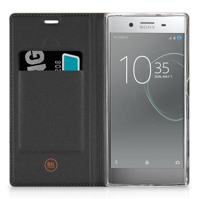 Stand Case voor Sony Xperia XZ | XZs Polygon Red