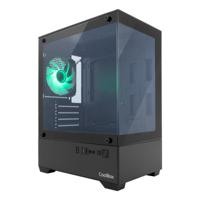 ATX Semi-toren BehuizingCoolBox COO-CHA-GM200B-0 Zwart Groen
