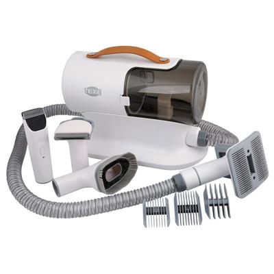 TRIXIE Scheerapparaat-set met vachtzuiger, wit