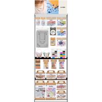 Creativ Company Vloerdisplay, ongemonteerd, category, sieraden, kinderen, h: 1580 mm, l: 600 mm, b: 400 mm, 106 eenh./ 1 stuk