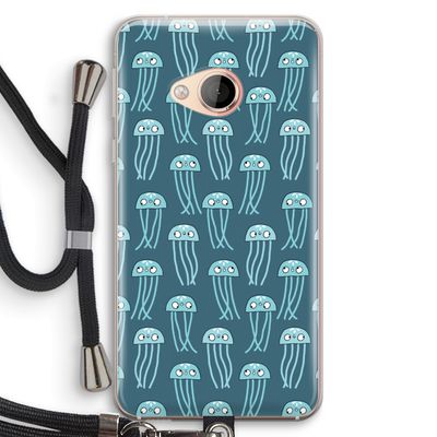 Kwallie: HTC U Play Transparant Hoesje met koord