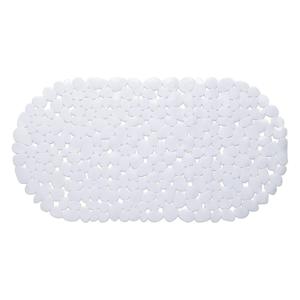 Wicotex Douchemat - ovaal - wit - steentjes - 68 x 35 cm   -