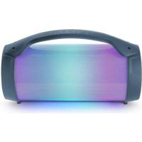 BIGBEN PARTYBTLITEDB - Draadloze lichtspeaker - Bluetooth - Inclusief microfoon - Lichteffecten - 50W - Donkerblauw