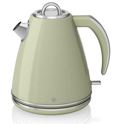 Swan Retro Waterkoker - 1.5 Liter - Groen - LAATSTE KANS
