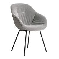 HAY AAC 127 Soft Stoel - Zwart Onderstel - Duo: Dot 1682 02 / Remix 152 - thumbnail