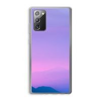 Sunset pastel: Samsung Galaxy Note 20 / Note 20 5G Transparant Hoesje