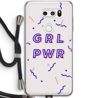 GRL PWR: LG V30 Transparant Hoesje met koord