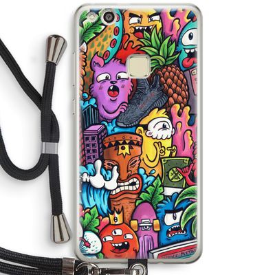 Vexx Mixtape: Huawei Ascend P10 Lite Transparant Hoesje met koord