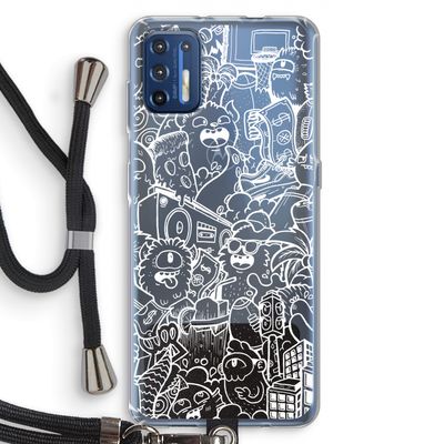 Vexx City #2: Motorola Moto G9 Plus Transparant Hoesje met koord