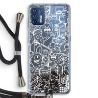 Vexx City #2: Motorola Moto G9 Plus Transparant Hoesje met koord