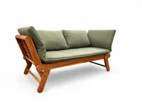 Own Living verstelbare loungebank lorient green