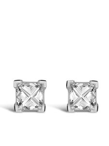 Pragnell boucles d'oreilles RockChic en or blanc 18ct à diamants - Argent